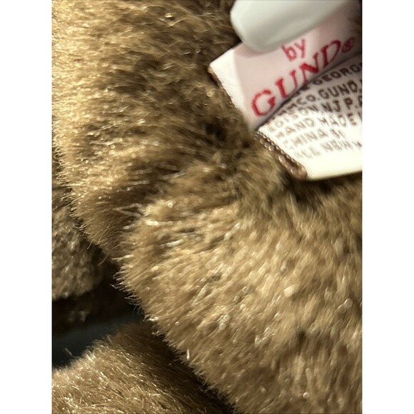 VINTAGE CURIOUS GEORGE Monkey GUND PLUSH DOLL STUFFED ANIMAL Plush RED CAP - Picture 5 of 9